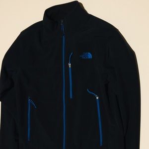 North Face Apex Shell Jacket Black/Blue M/M
